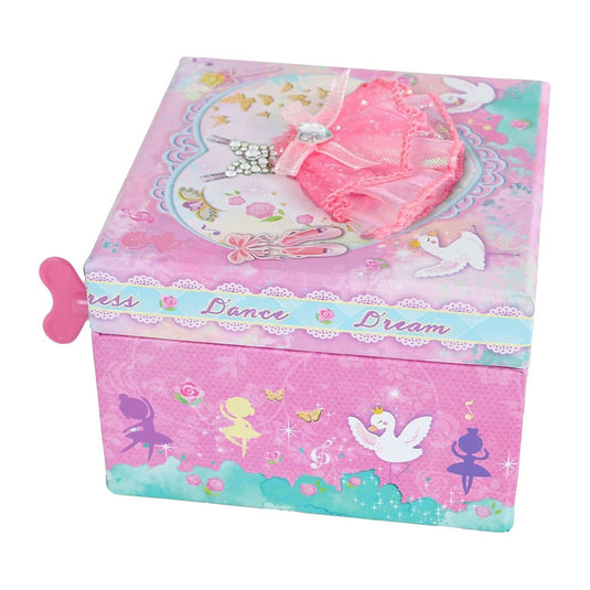 Juwelendoosje met dansende ballerina op muziek 15cm