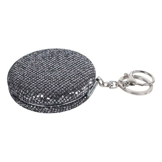 Glamour spiegeltje diamantjes - 7,5cm