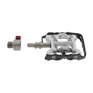 Load image into Gallery viewer, Messingschlager wellgo combi-pedaal aluminium zilver shimano compatible met qr-systeem
