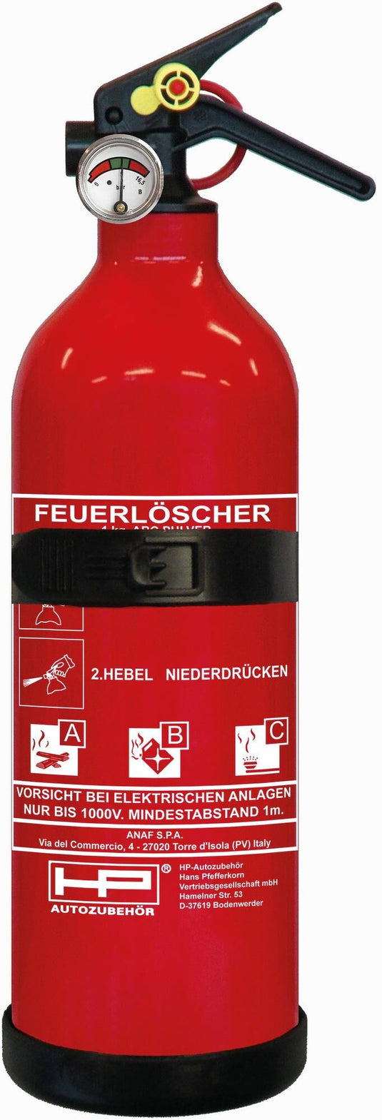 Hp brandblusser fire extinguisher abc-pow 1 kg