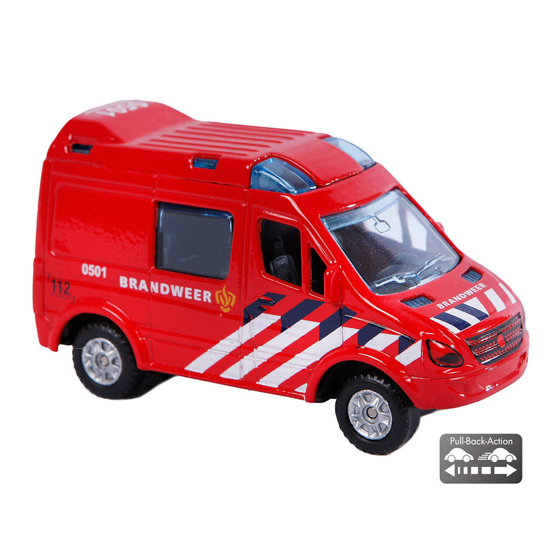 Load image into Gallery viewer, Kids globe die-cast brandweerauto
