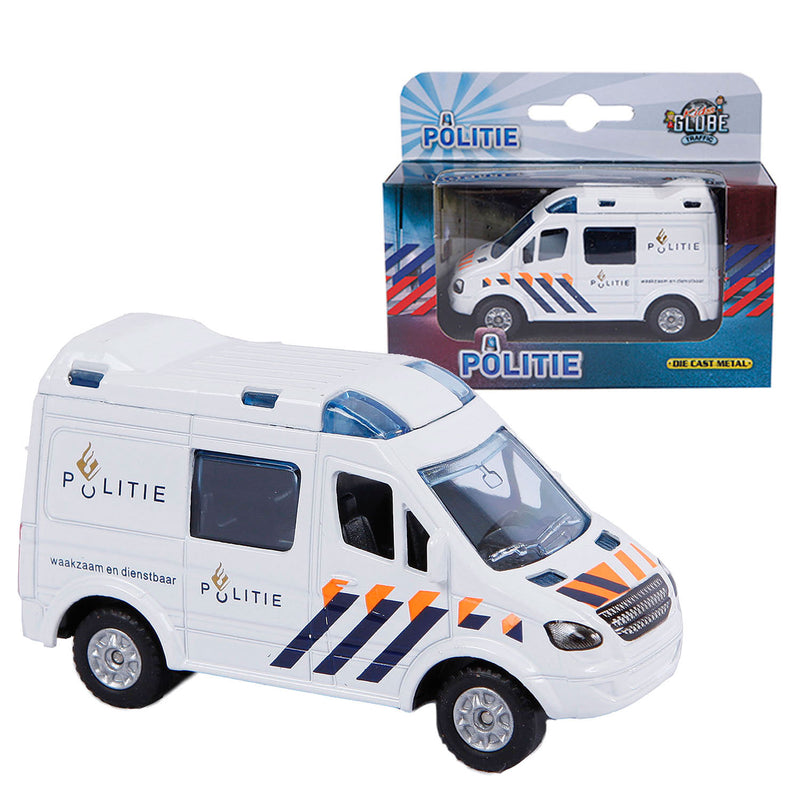 Afbeelding laden in galerijviewer, Kids globe die-cast politieauto nl
