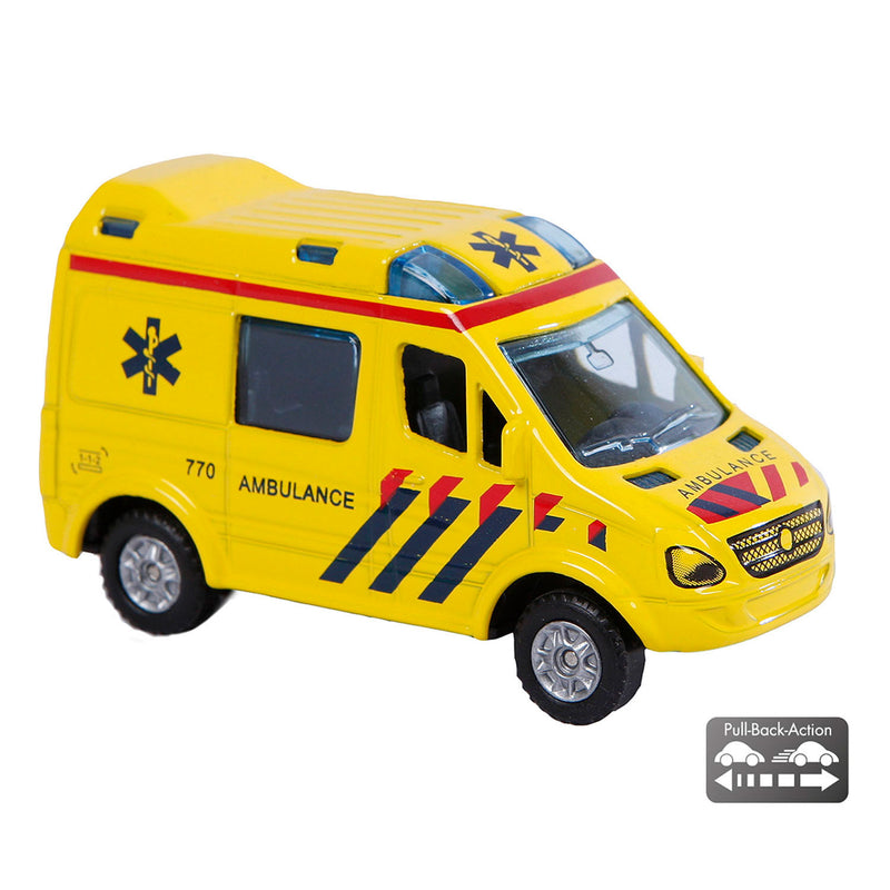 Afbeelding laden in galerijviewer, Kids globe die-cast ambulance nl
