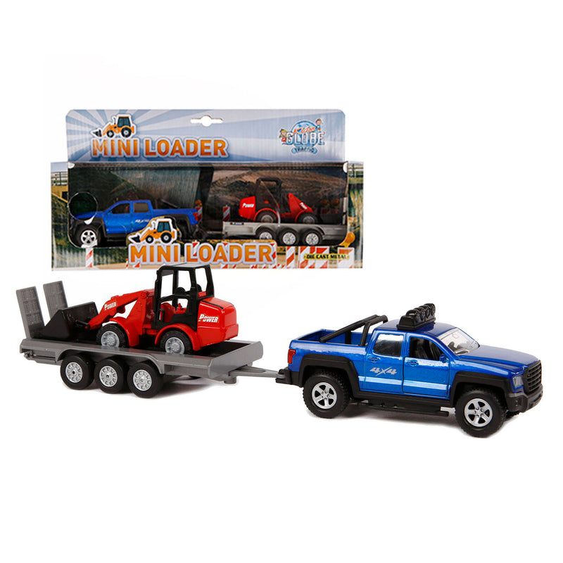 ギャラリービューアに画像をロードする, Kids globe terreinwagen met aanhanger en shovel, 30cm

