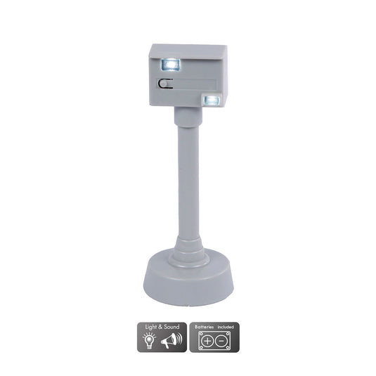 Kids globe flitspaal met licht en geluid, 12cm