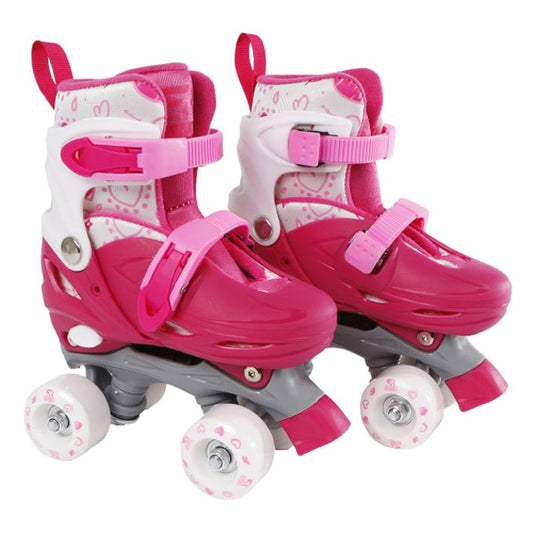 Street rider rolschaatsen roze verstelbaar, maat 27-30