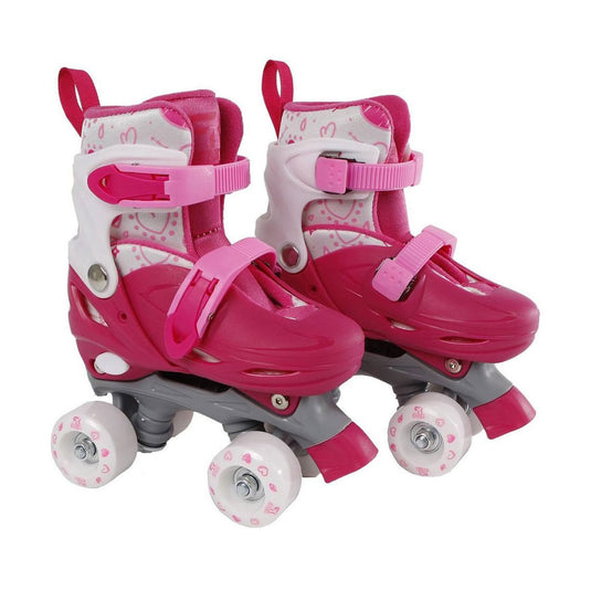 Street rider rolschaatsen roze verstelbaar, maat 31-34