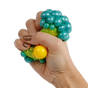 Knijpbal neon parelmoer