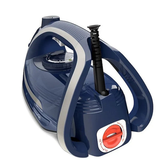 Tefal fv6830 ultragliss anti-calc plus stoomstrijkijzer blauw zilver