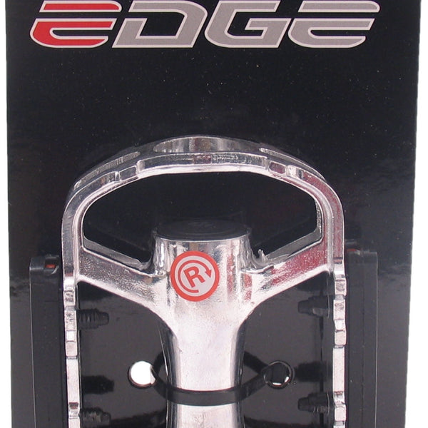 Pedaalset MTB Trekking Edge Luxe aluminium - zilver