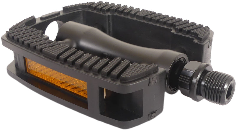 Load image into Gallery viewer, Marwi Pedaalset SP-821 met aluminium huis anti slip mat zwart (werkplaatsverpakking)
