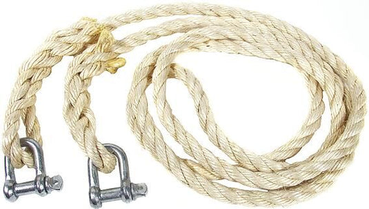Ad sleepkabel sisal sisal rope with shackles u.flag up to 2.500kg