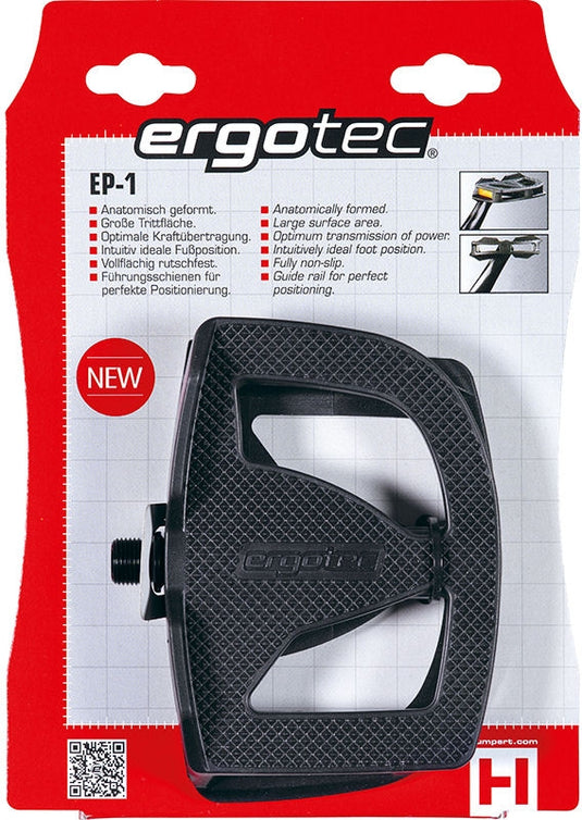 Pedaalset Ergotec EP-1 anti-slip- zwart