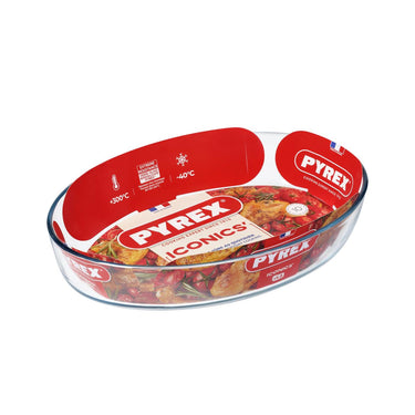 Pyrex ovenschaal ovaal 3l 35x24cm