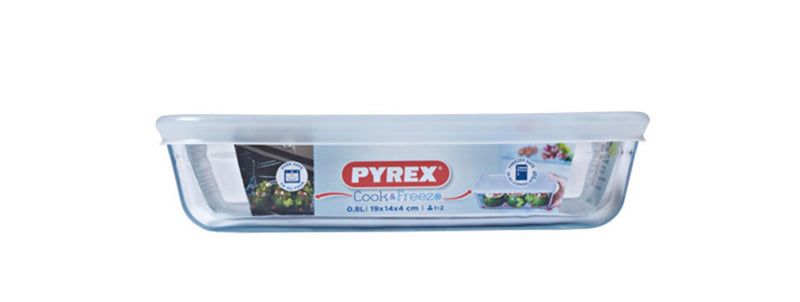 Load image into Gallery viewer, Pyrex schaal met kunststof deksel 0.8l
