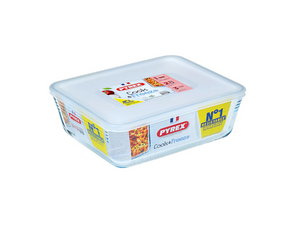 Pyrex cook freeze schaal met deksel 27x22x9cm 4,0l