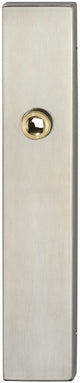 Impresso schild blind rvs - 41 x 226 mm - set van 2