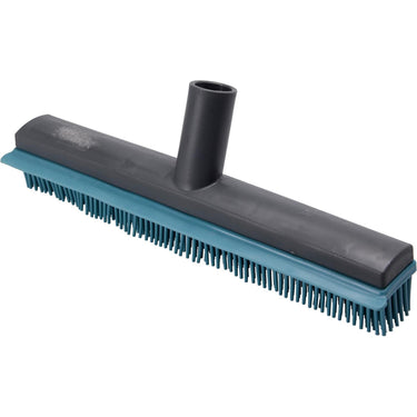 Ultra clean schrobbezem met siliconen borstel 31,5cm zwart blauw. bijpassende steel art 148739.