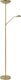 Lucide zenith - leeslamp - led dimbaar - 3000k - mat goud messing