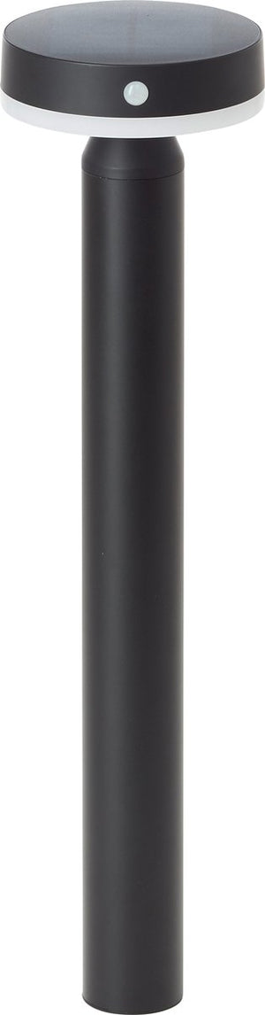 Brilliant magua - buiten sokkellamp - hoogte 50 cm - led 4w - solar - 350 lm - 4000k - sensor - ip44 - zwart