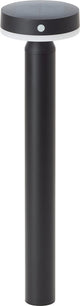 Brilliant magua - buiten sokkellamp - hoogte 50 cm - led 4w - solar - 350 lm - 4000k - sensor - ip44 - zwart