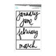 Heidi swapp • letterbord kit 12pcs maanden