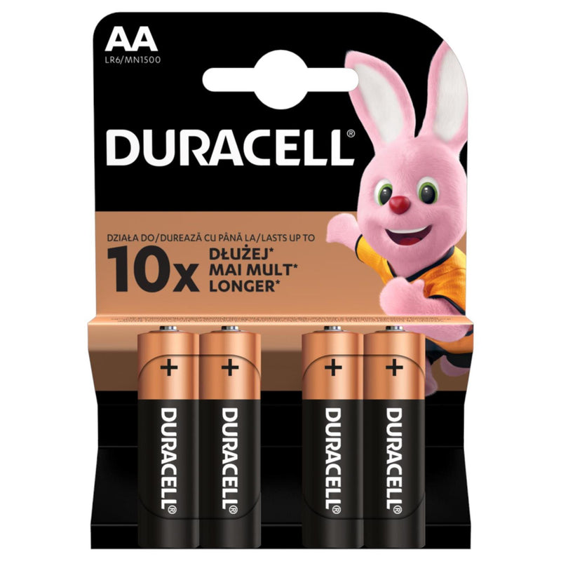 Load image into Gallery viewer, Duracell batterij plus aa mn1500 1,5v lr6 alkaline (4st)
