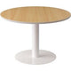 Ronde tafel paperflow easyoffice melamine, staal beuken