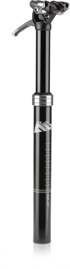 Xlc sp-s07 zadelpen - comp - verend - 30.9x350mm - aluminium - 70-85kg - zwart