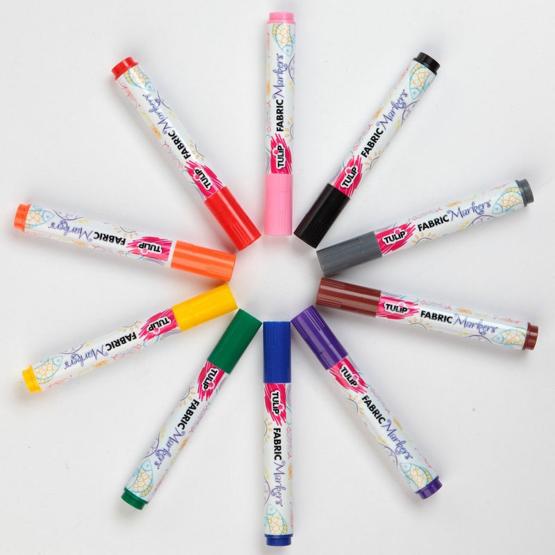 Load image into Gallery viewer, Tulip • textielstiften rainbow 10st.
