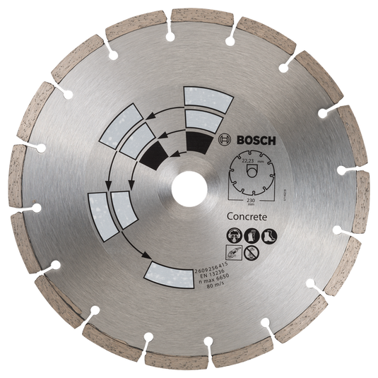 Bosch accessoires diamantdoorslijpschijf beton | 230 mm - 2609256415