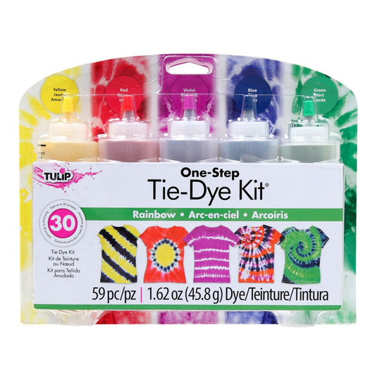 Tulip one-step tie dye tulip • tie-dye kit 5 kleuren rainbow