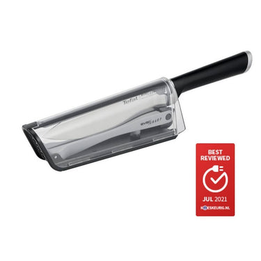 Tefal ever sharp k2569004 - koksmes - zelfslijpend - 20 cm - ergonomisch handvat