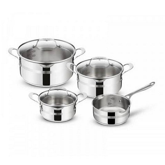 Tefal kookgerei tefal e311s7 jamie oliver cook smart pannenset rvs