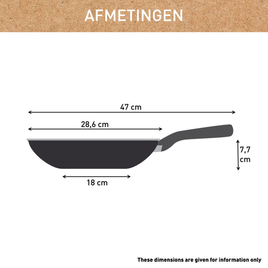 Tefal renew+ wokpan - ø28 cm - keramisch - pfas-vrij - geschikt voor inductie