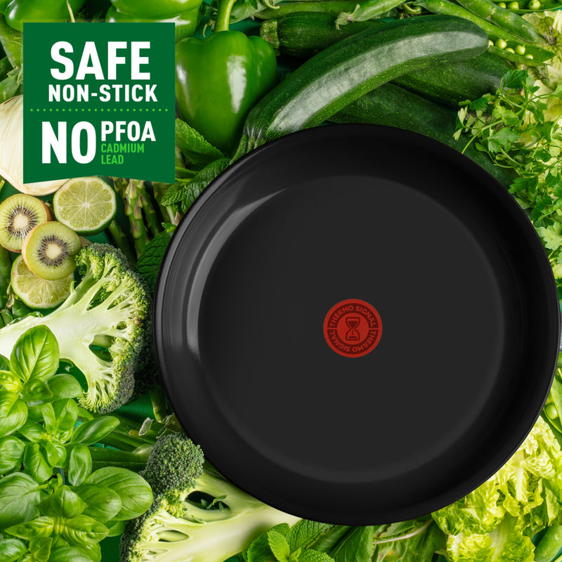 Load image into Gallery viewer, Tefal kookgerei tefal renew black koekenpan 24 cm zwart
