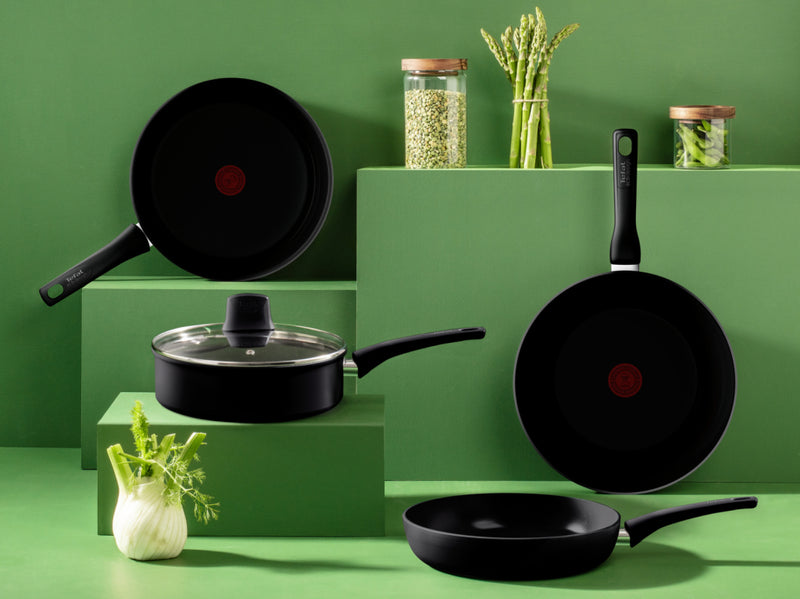 Load image into Gallery viewer, Tefal kookgerei tefal renew black wokpan 28 cm zwart
