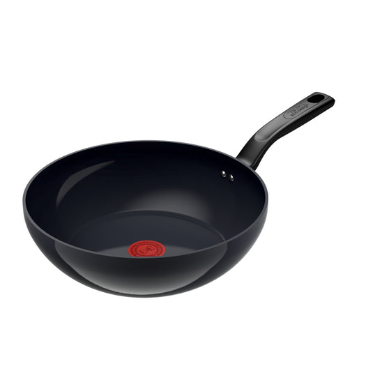 Tefal c47619 change black keramische wokpan 28 cm zwart
