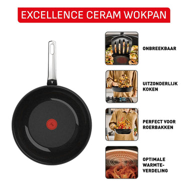 Tefal excellence ceramic wokpan ã˜28cm