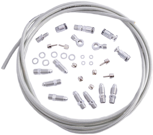 Quaxar remslang kit sherman br. line kit sherman silver 3000mm