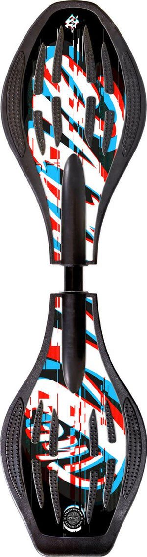 Streetsurfing schildkröt waveboard the wave - black glitch skateboard.
