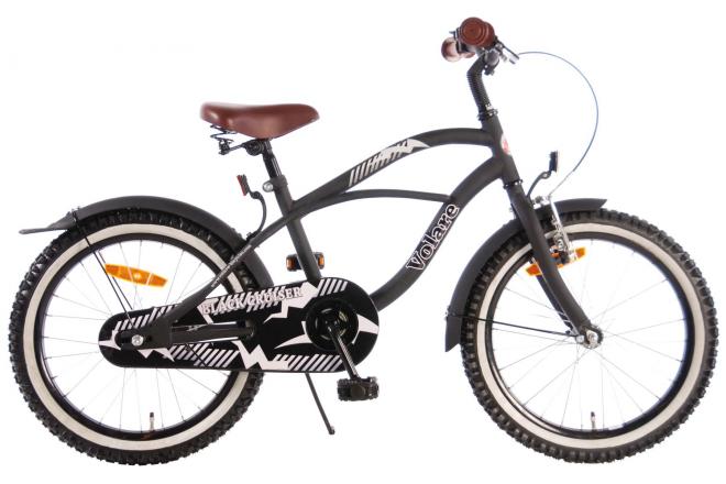 Load image into Gallery viewer, Volare Black Cruiser Kinderfiets - Jongens - 18 inch - Zwart - 95% afgemonteerd
