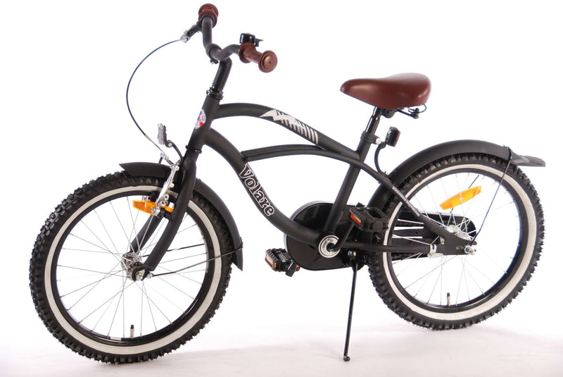 Load image into Gallery viewer, Volare Black Cruiser Kinderfiets - Jongens - 18 inch - Zwart - 95% afgemonteerd
