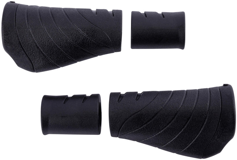 Load image into Gallery viewer, Ergotec Set Handvatten Reno 92+43mm 92+43mm zwart
