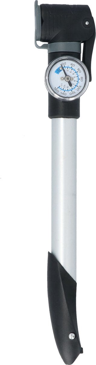 Dresco mini pomp met manometer 29,6cm - fietspomp