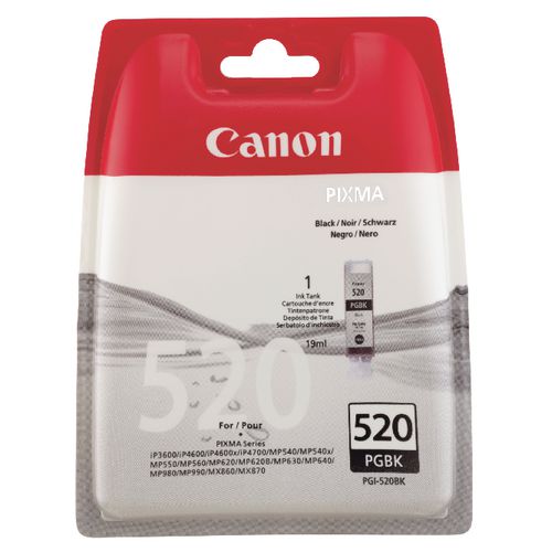 Inktcartridge canon pgi-520bk zwart