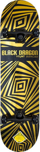 Black dragon skateboard - prism blox - goud zwart - 100kg