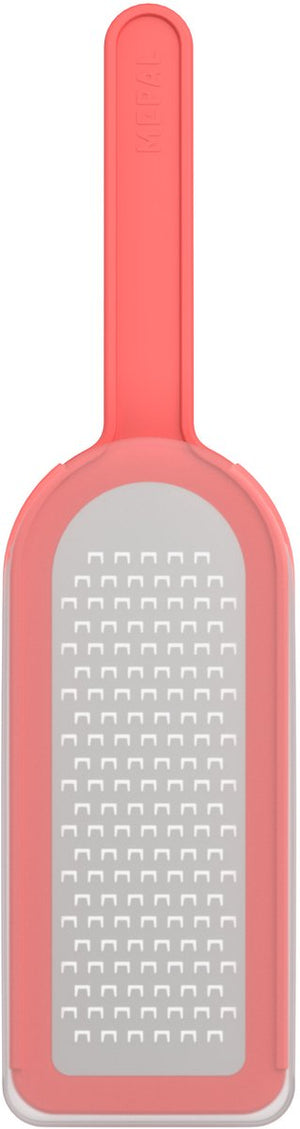 Mepal rasp rvs chef it - 30 cm - keukenrasp - met veiligheidsdeksel - scherpe messen - vaatwasmachinebestendig - keukengerei - coral