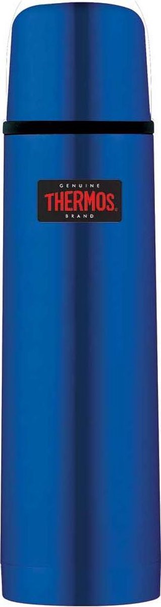 Thermos fbb light compact fles metallic blauw - 0,5 liter