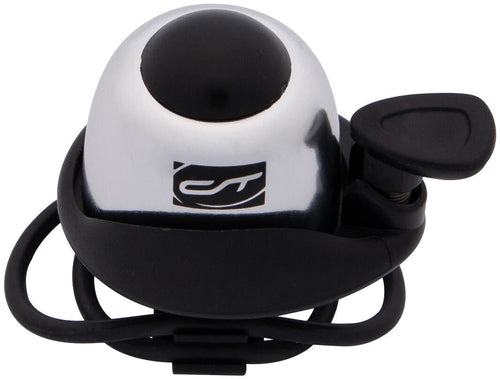 Contec fietsbel cup-a-ding ct bell cup-a-ding silver, o-ring